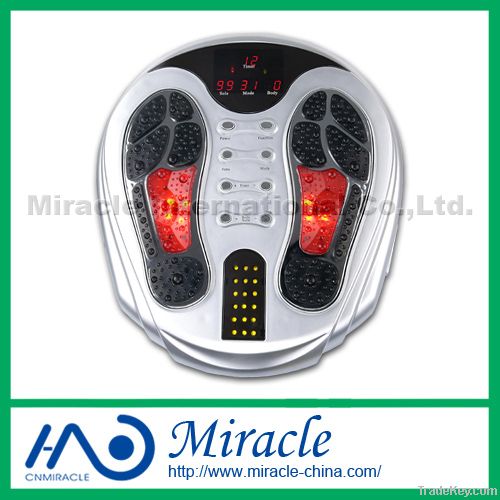 Electric foot warmer and massager