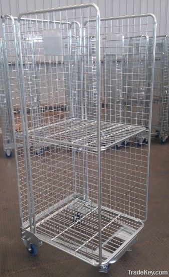 wire mesh roll container