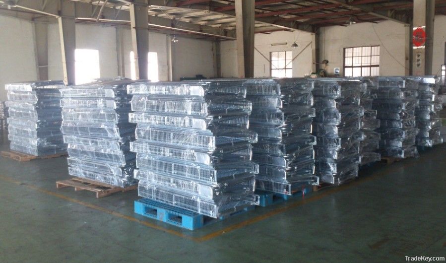 wire mesh roll container