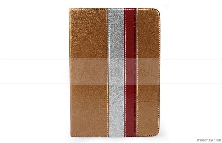 Functional style leather case for iPad mini