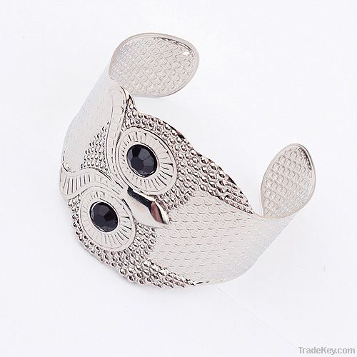 New Coming Fashion Wide Night Owl Bangle