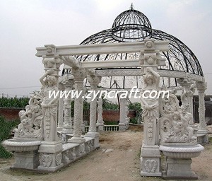 sell marble gazebo large statue H: 2.8meter