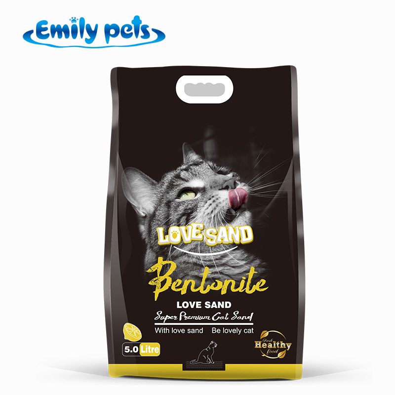 Pet cat toilet natural ball shape bentonite kitty litter free sample