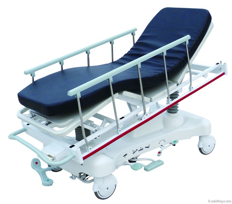 hospital rise-and-fall stretcher cart