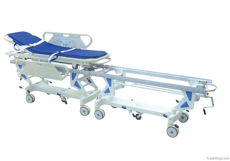 Hospital trolly for hand-over of patients