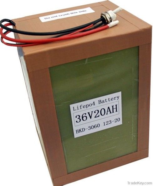 A123 Battery pack 36v20ah-12S1P for electric vehicle