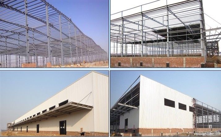 prefabricated steel construction workshop