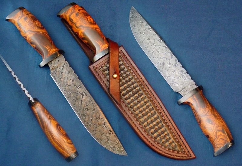 Damascus Hunting Knife