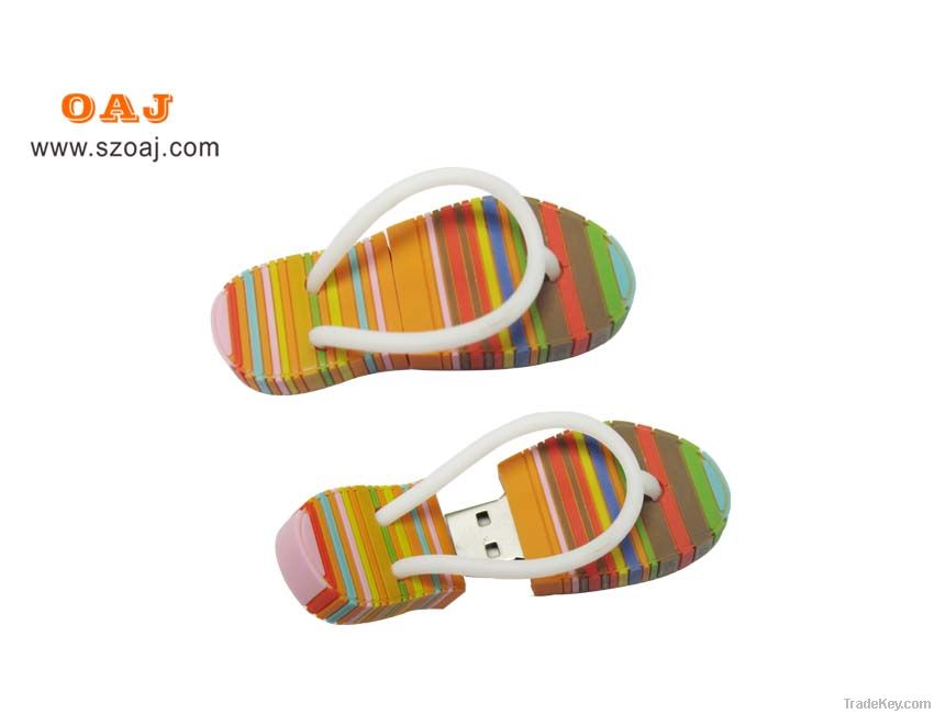 Custom Design Slippers USB Flash Drive