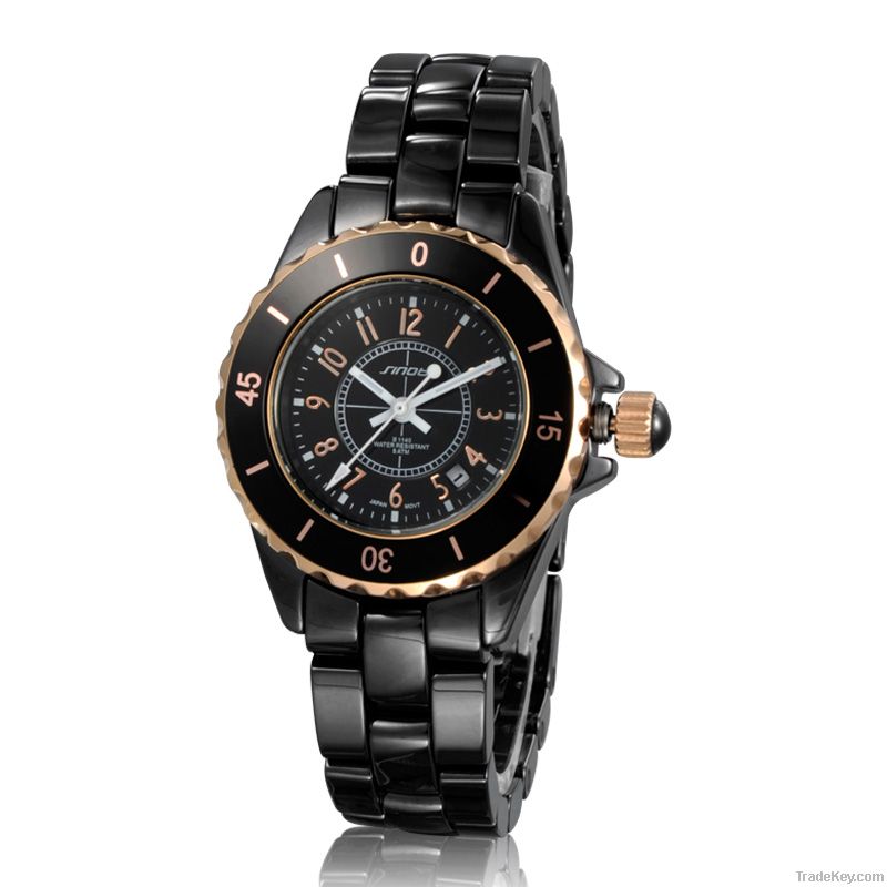 SINOBI fashion ceramic men/momen watch SII1140