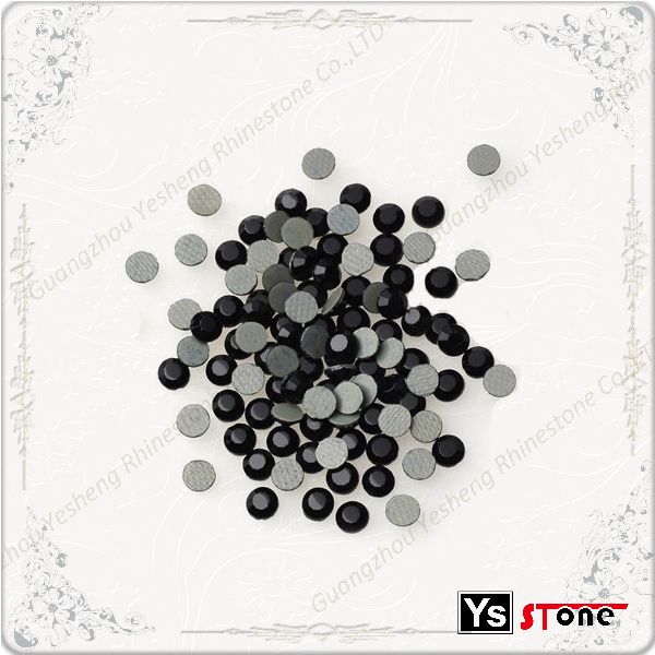 Black hot fix rhinestone in bulk, free sample