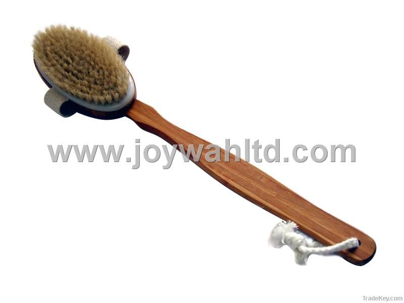 Long Hand Detachable Natural Bath Brush Care Skin