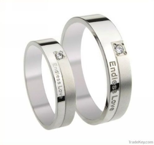 stainless steel couple ring jewelry