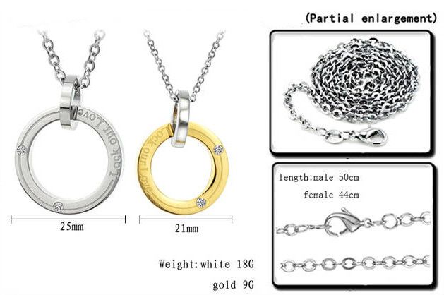 stainless steel valentine's jewelry