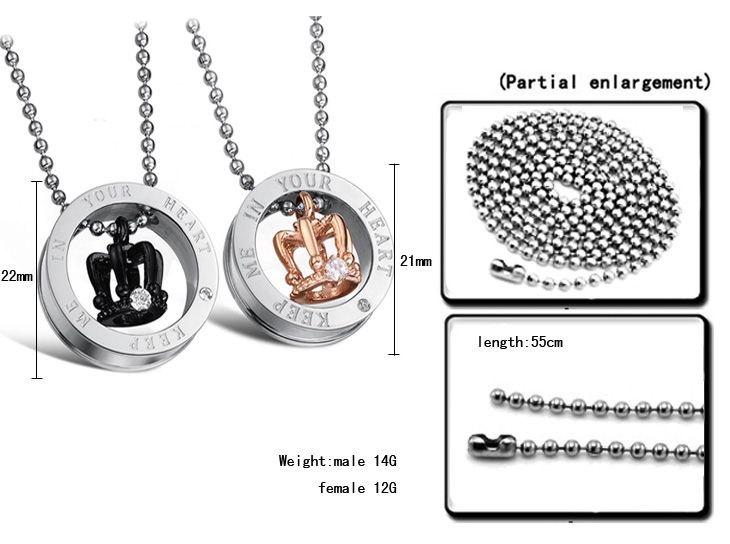 stainless steel valentine's jewelry