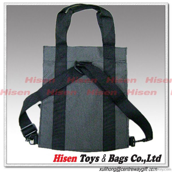 fashion 600D canvas school bag promotional backpack