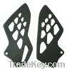 Carbon fiber heel guards for BMW