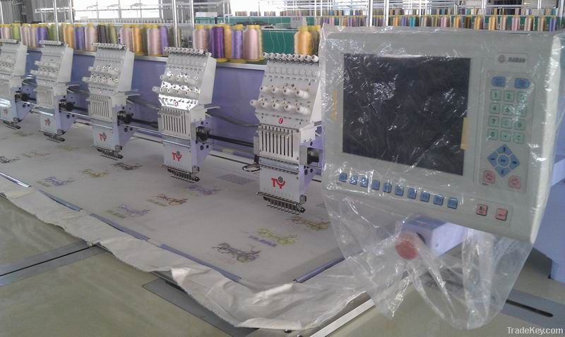 flat computerized embroidery machine