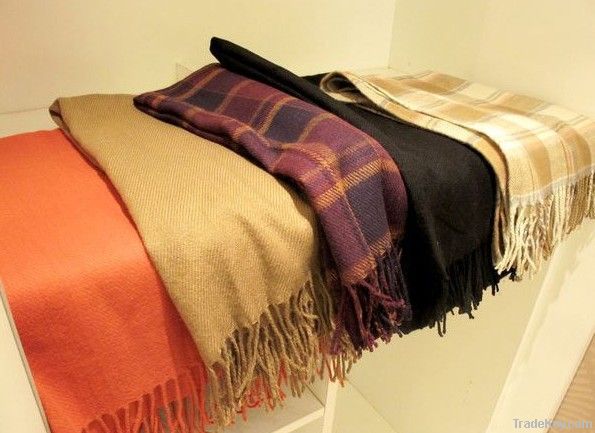 Winter wool scarf shawl