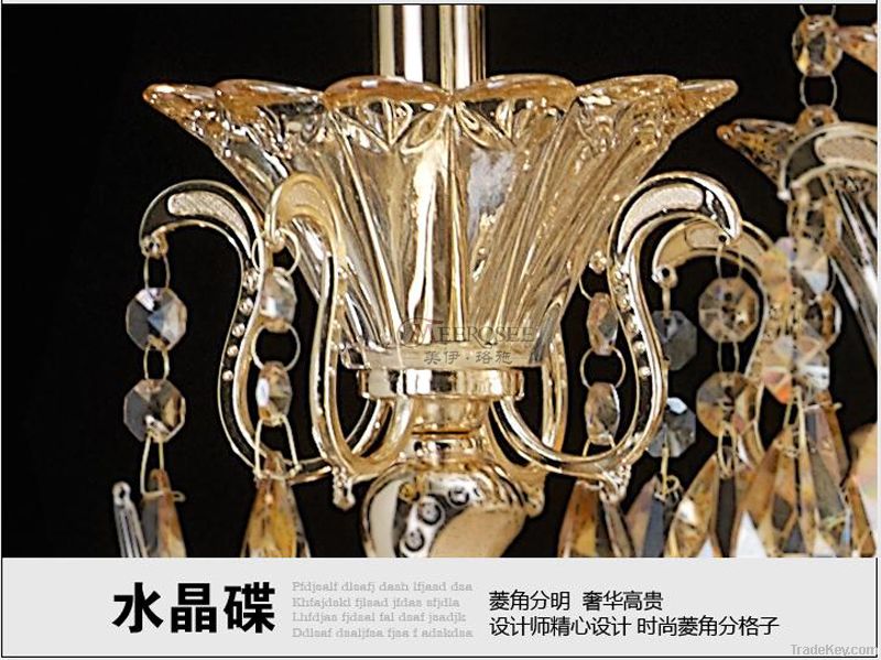 New Fashion Metal And K9 Crystal Chandelier Light MD040