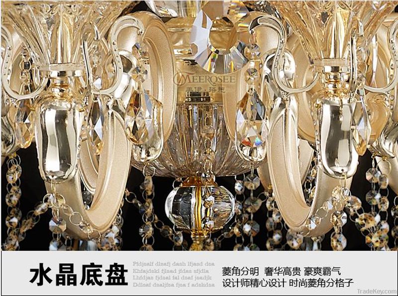 New Fashion Metal And K9 Crystal Chandelier Light MD040