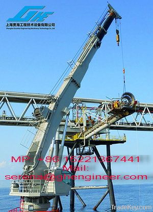 25T14M Hydraulic Telescopic Boom Marine Crane