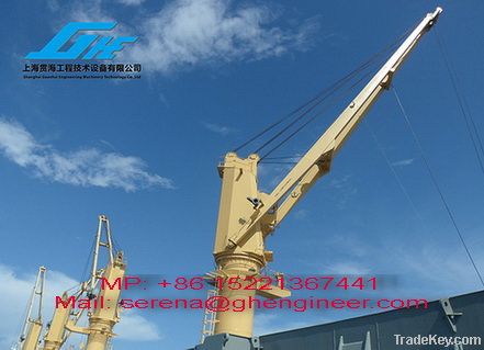 25T-14M Wire Rope Marine Crane