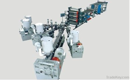 Plastic (PC, PP.PE, PET, EVA, ABS) sheet machine