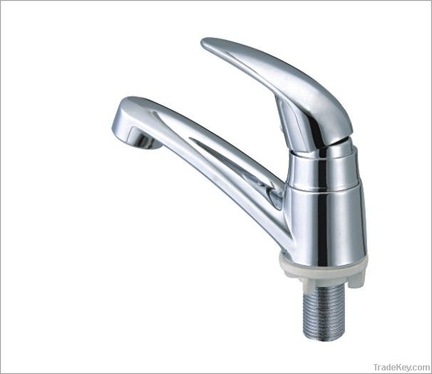 ABS chrome plastic pillar cock, basin tap