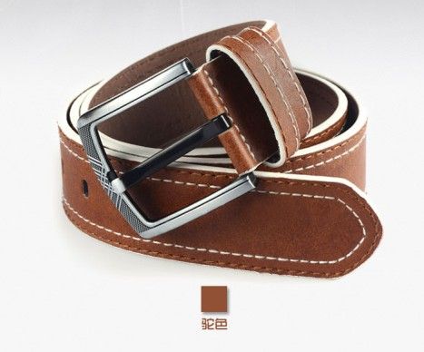 MOQ=10pcs Wide Men Jeans Belt 