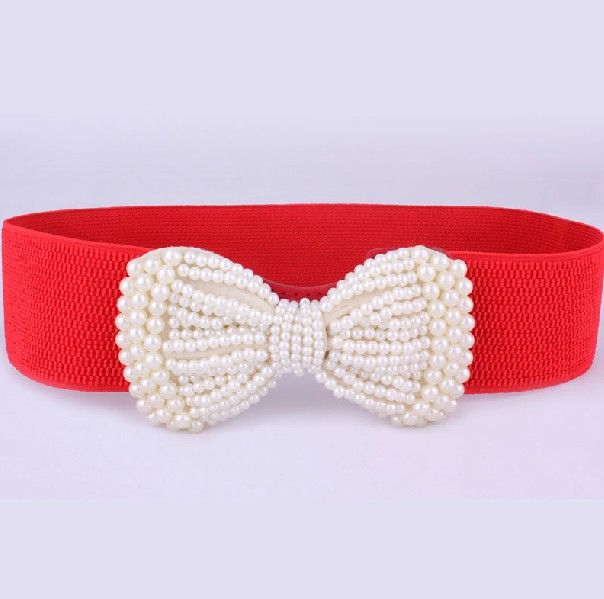 NEW Fashion Lady Elastic Waist Belt with Beads 