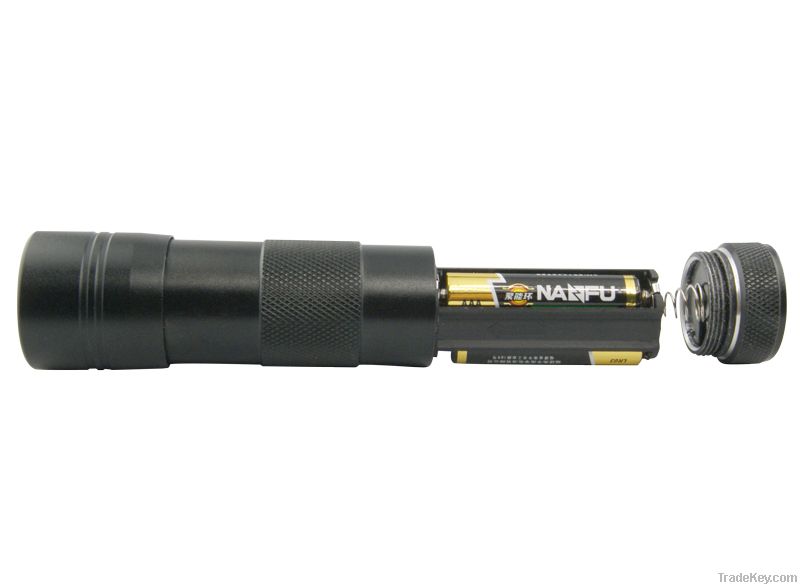 9 led flashlight with UV led