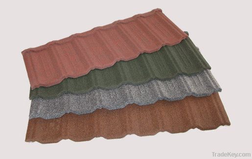 stone coated metal roof tile