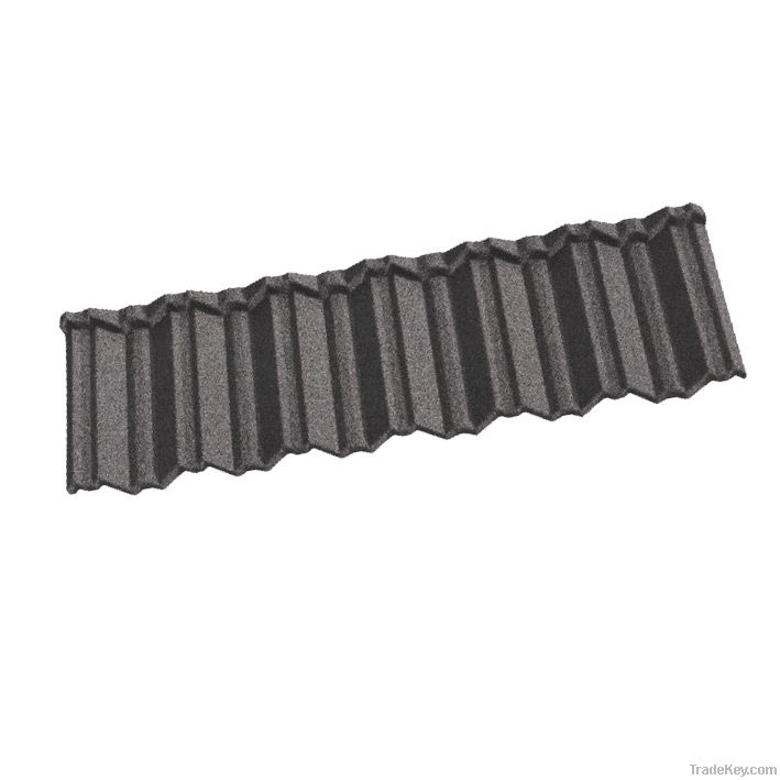 Stone coated metal roof tile