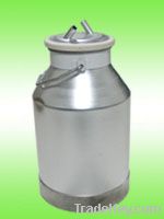 Aluminium Cow Milk Bucket with lid