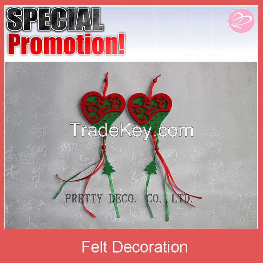 2015 New fashion felt wholesale christmas decorations