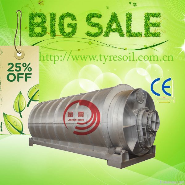 Newest technology waste tyre pyrolysis plant