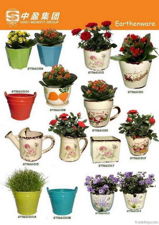 Ceramic flower pot