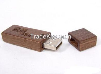 square wood promotional usb sticks