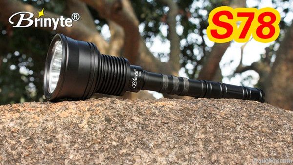 Brinyte super high lumens 3200 long distance 600m led flashlight