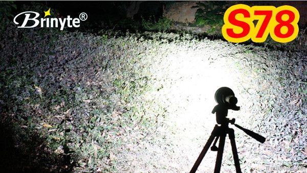 Brinyte super high lumens 3200 long distance 600m led flashlight