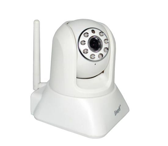 HD 1.0 megapixel wifi plug and play ip camera pan tilt support Iphone/Android/Ipad