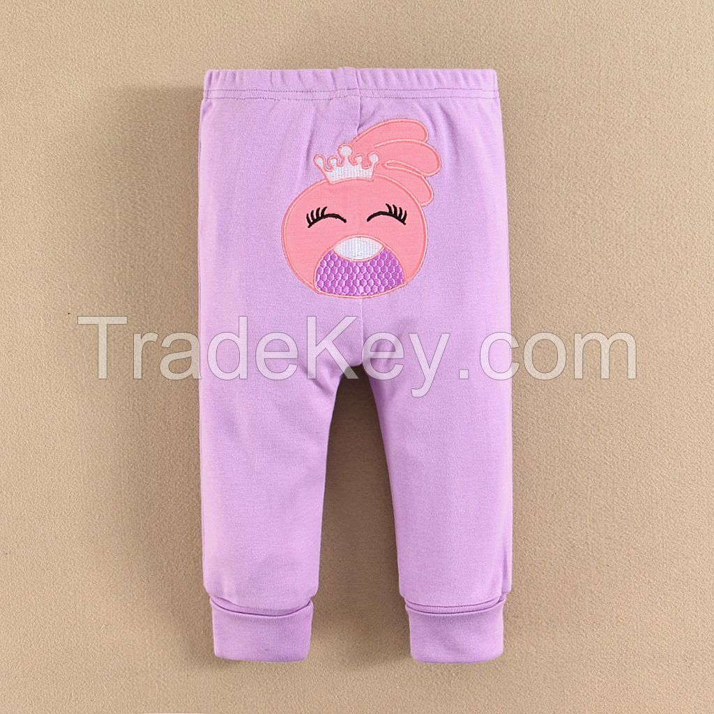 2015 baby clothing 100% cotton cartoon baby PP pants factory