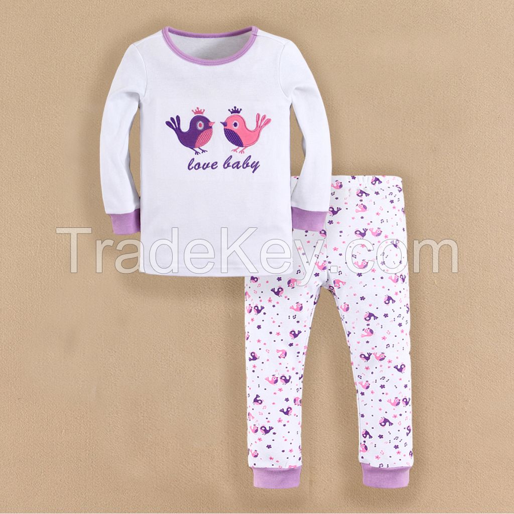 cutetime baby clothing 100% cotton pajamas sleepwear boy