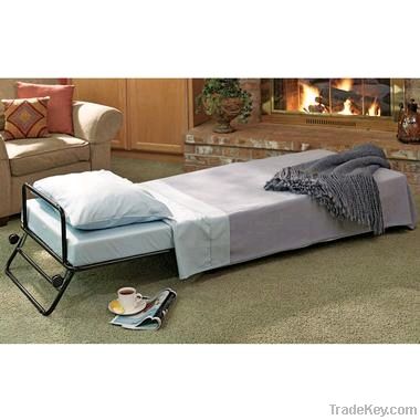 Fold-out ottoman bed