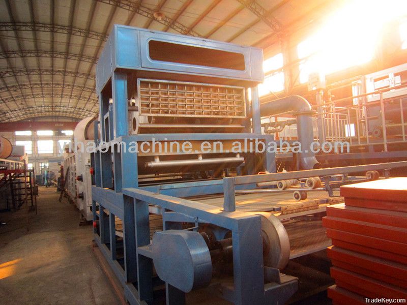 Waste paper pulp molding machine