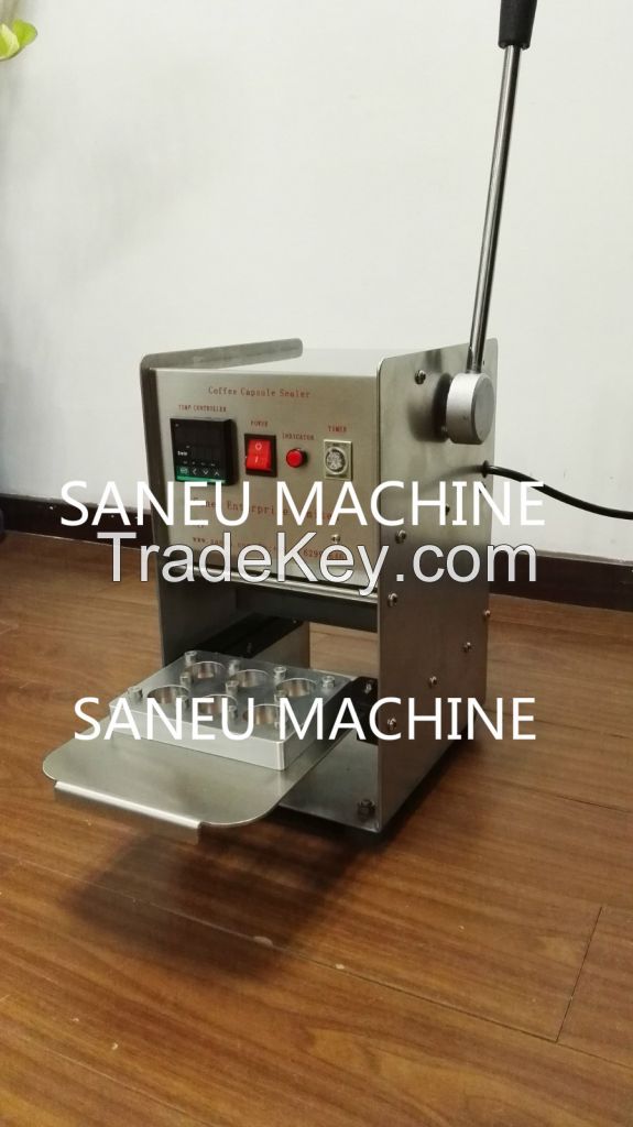 SS-6 coffee capsule sealer