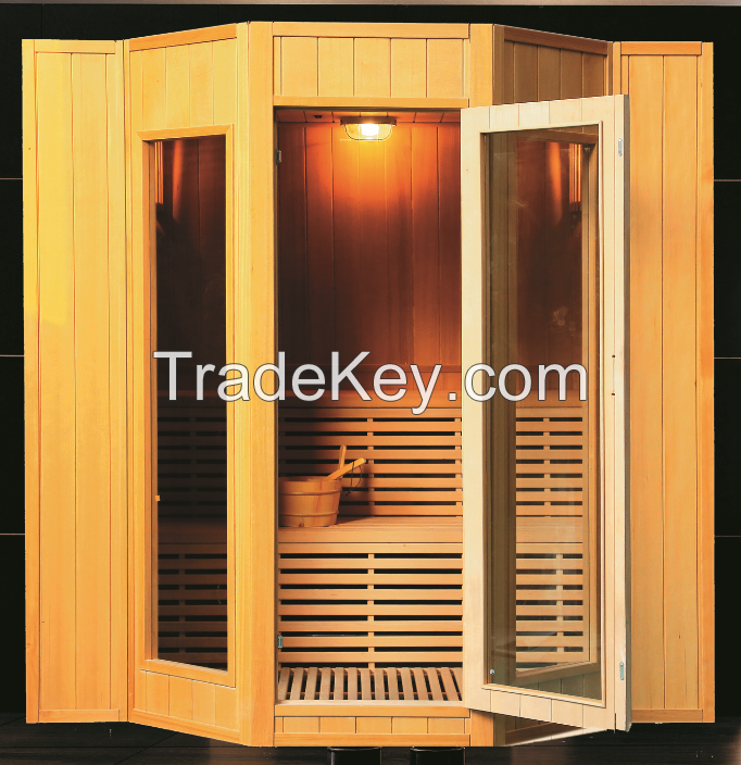 Traditional Steam Sauna 3~4persons, With Harvia Stove