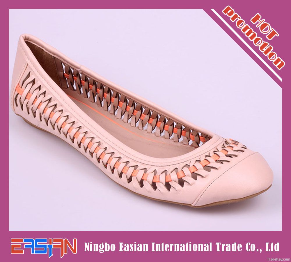 2014 cap toe laser-cut ballerinas for women