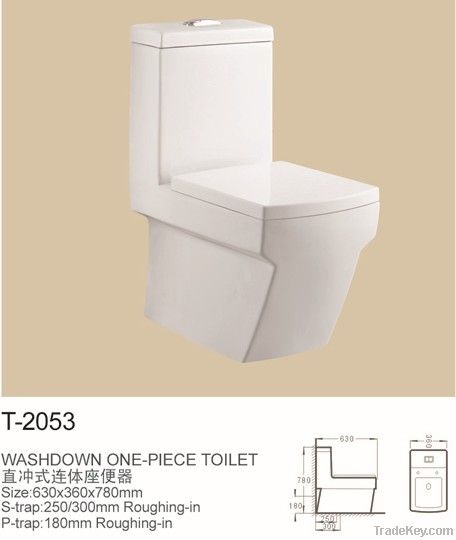 Ceramic One Piece Toilet